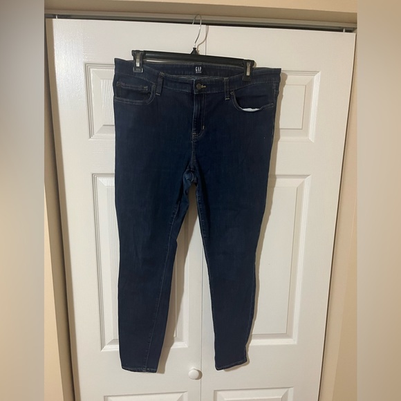 GAP Women's Deep Indigo Skinny Jeans - Picture 1 of 4